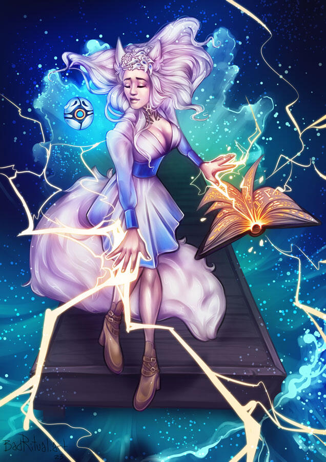 Fullbody Illustration with background