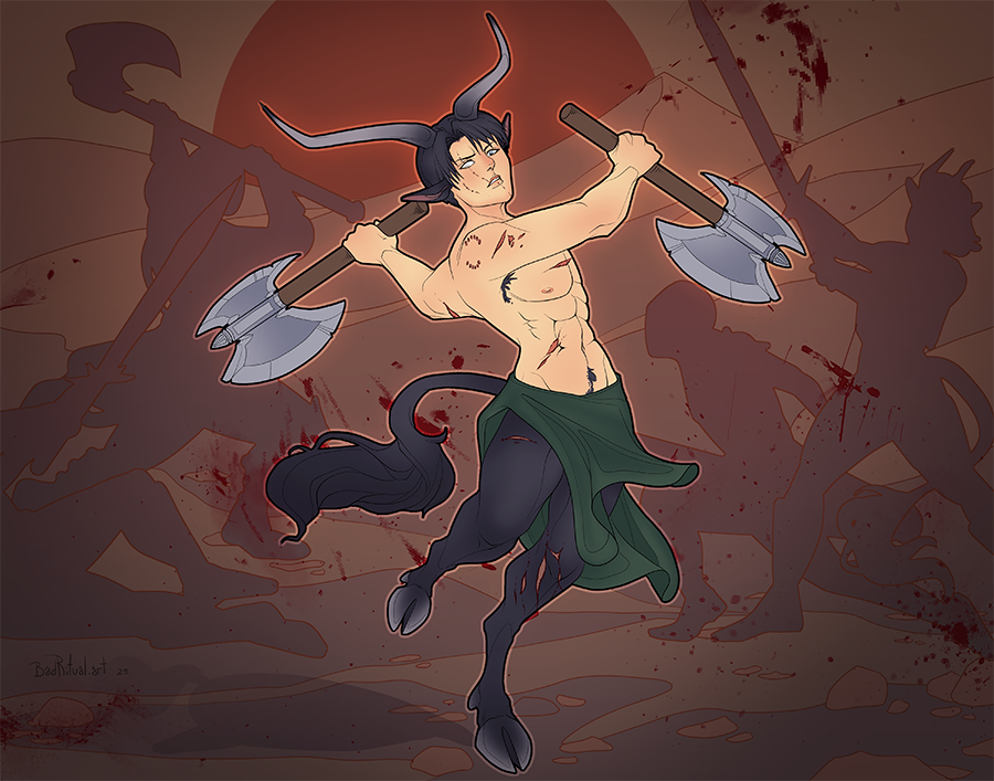 Fullbody lineart with colour
